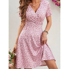 Floral V-Neck Mini Dress