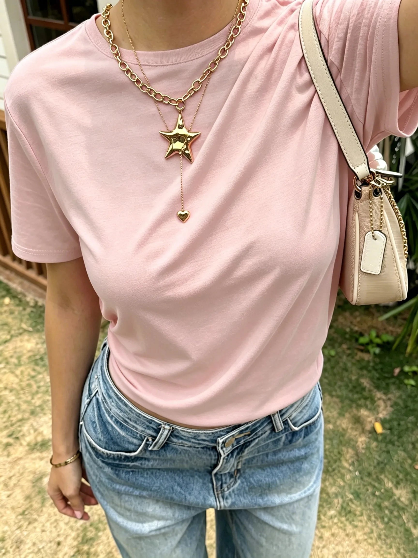 Cotton Short-Sleeve Relaxed Training T-Shirt