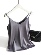 Satin-Look Halter Camisole