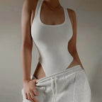 Halter Knit Bodysuit