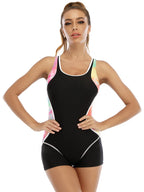 Aurelia Sun Sport Panel One-Piece Swimsuit – Sky Blue – image 5