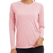 KEFITEVD Quick Dry Women's UPF 50+ Long Sleeve T-Shirts Skin Sun/UV Protection Breathable Lightweight Swim Outdoor Hiking Shirts