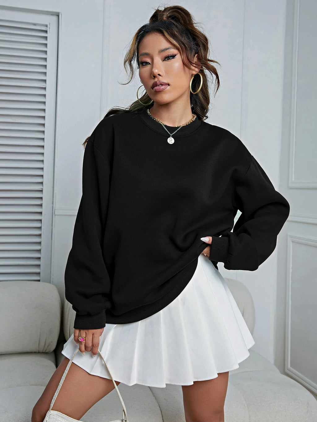 Fleece Crewneck Sweatshirt