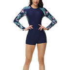 2024 Women Swimsuits One Piece Sports Beach Bathing Suits with Zipper Woman Monokini Lady Bodysuits Sunscreen Surfing Swimwear