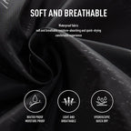 LNGXO Women Men Hiking Pants Outdoor Waterproof Pants Unisex Climbing Camping Sports Quick Dry Mountain Rain Trousers Anti UV