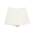 Asymmetric High-Waist Skort