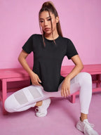 Mesh Short-Sleeve Relaxed Training T-Shirt