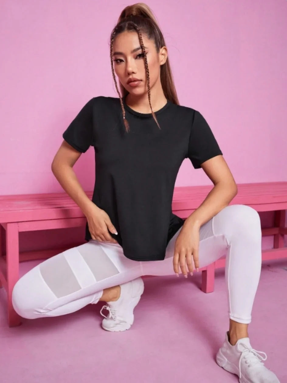 Mesh Short-Sleeve Relaxed Training T-Shirt