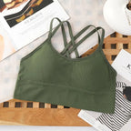 Cross-Strap Comfort Sports Bra