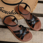Roman Strap Flat Sandal Collection