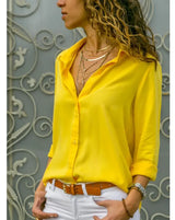 Relaxed Polo-Collar Button Shirt