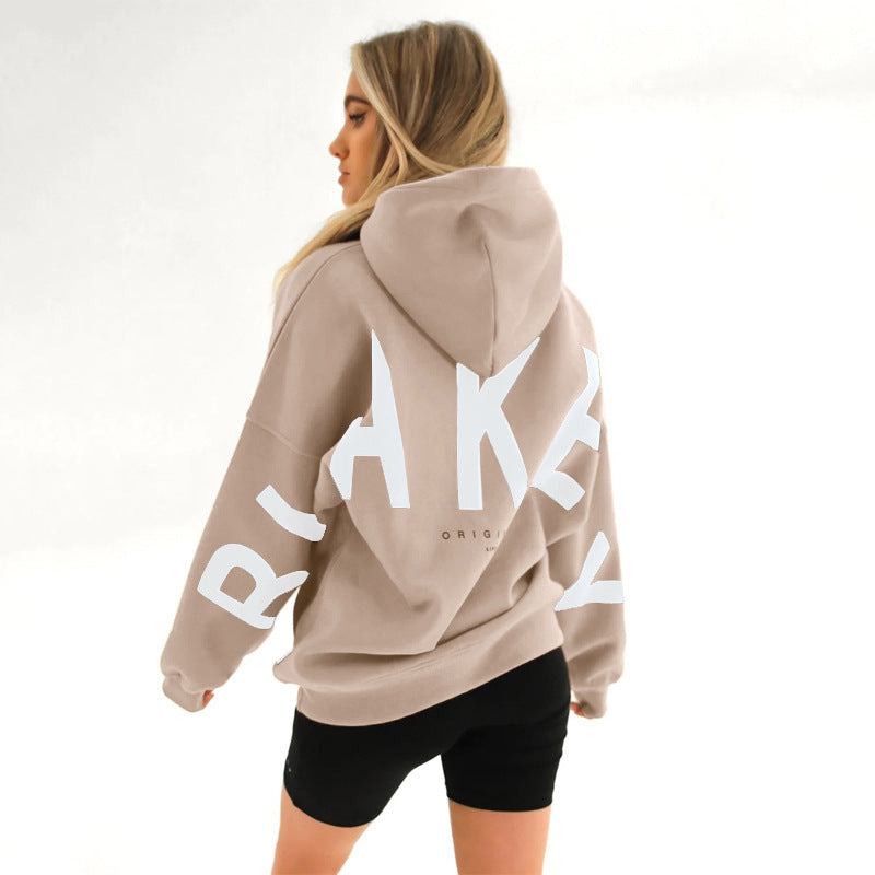 Varsity Letter Longline Hoodie