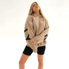 Varsity Letter Longline Hoodie