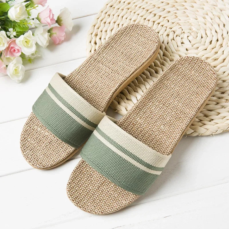 Hemp-Texture Indoor Slides