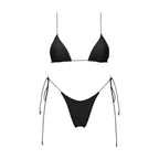 Mesh Dress Three-Piece Bikini Set