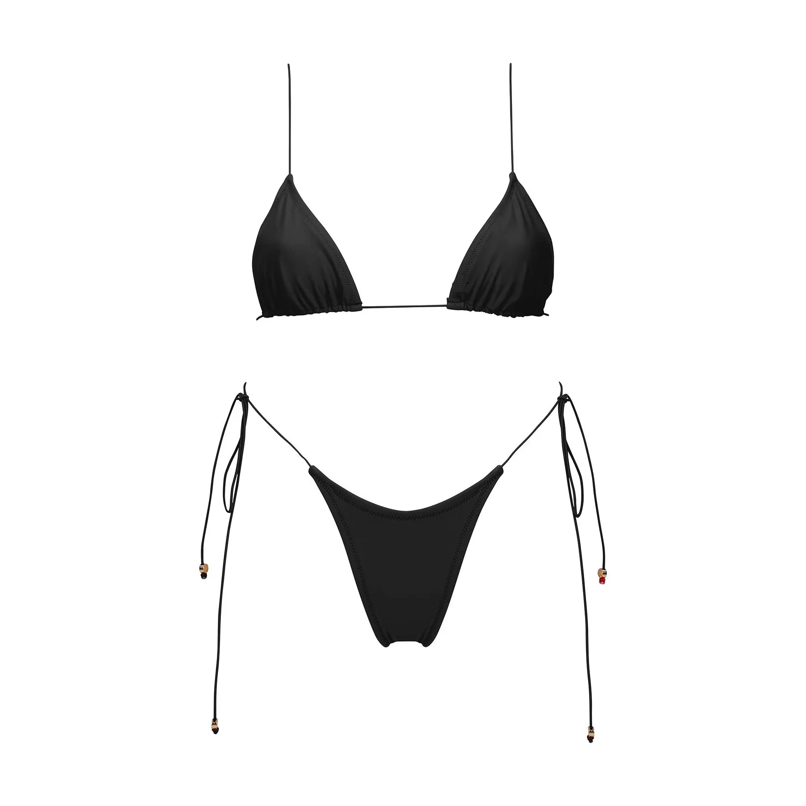Mesh Dress Three-Piece Bikini Set