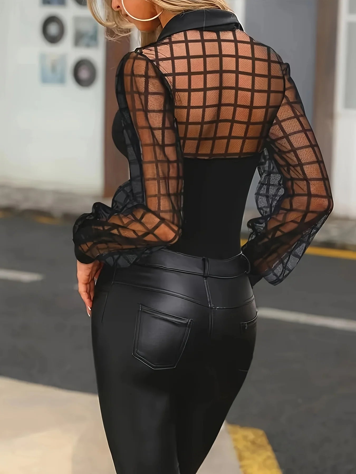 Mesh Long-Sleeve T-Shirt