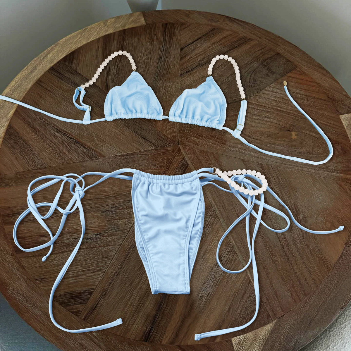 Beaded Bandeau Micro Bikini