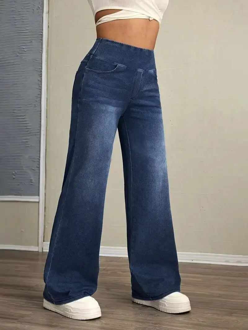 Aster Denim Relaxed Straight-Leg Jeans