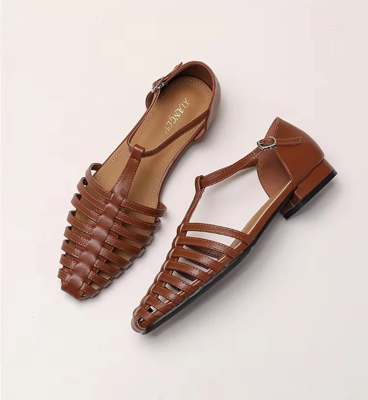Cross-Strap Roman Sandal Collection