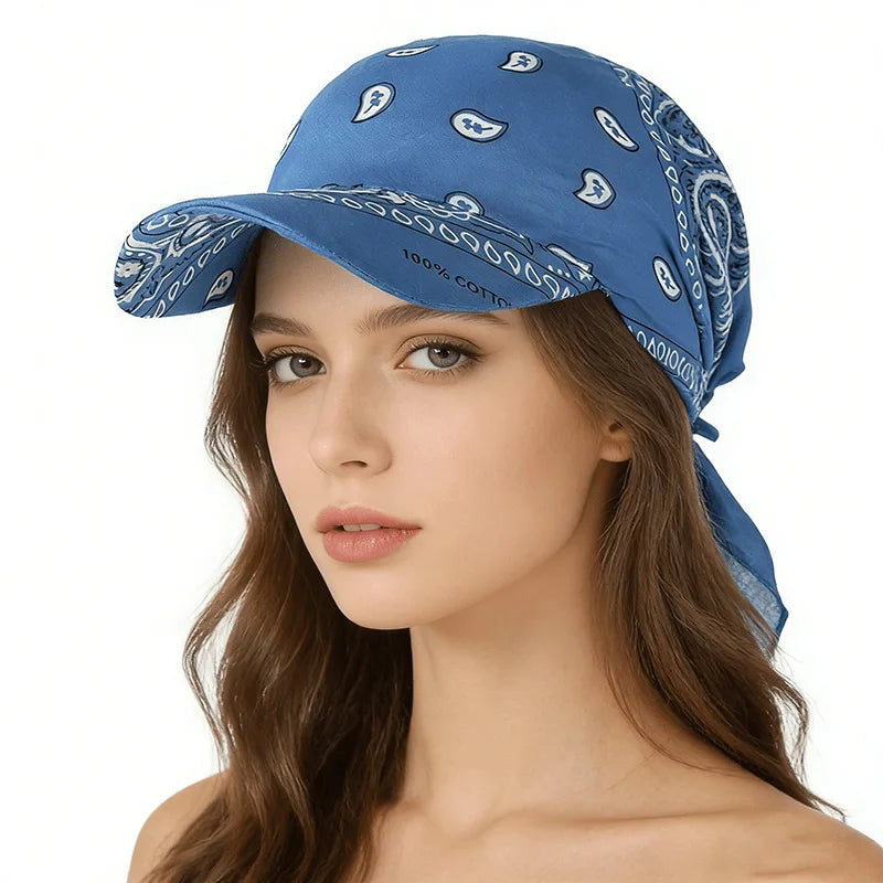 Paisley Ponytail Baseball Cap