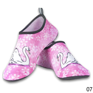 Patterned Aqua Socks