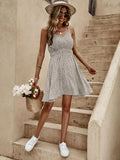 Floral Halter Mini Dress