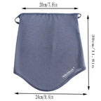 Breathable Bike Mask Windproof Dustproof Solid Color Motorcycle Scarf Ice Silk Balaclava Summer Men Women Sun Protection Veil