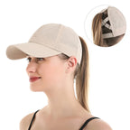 Mesh Ponytail Sports Cap