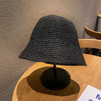 Handwoven Straw Bucket Hat