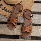 Roman Strap Flat Sandal Collection