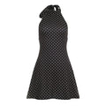 Polka Dot Halter Mini Dress