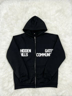 Hidden Hills Oversized Zip Hoodie by Aurelia Sun