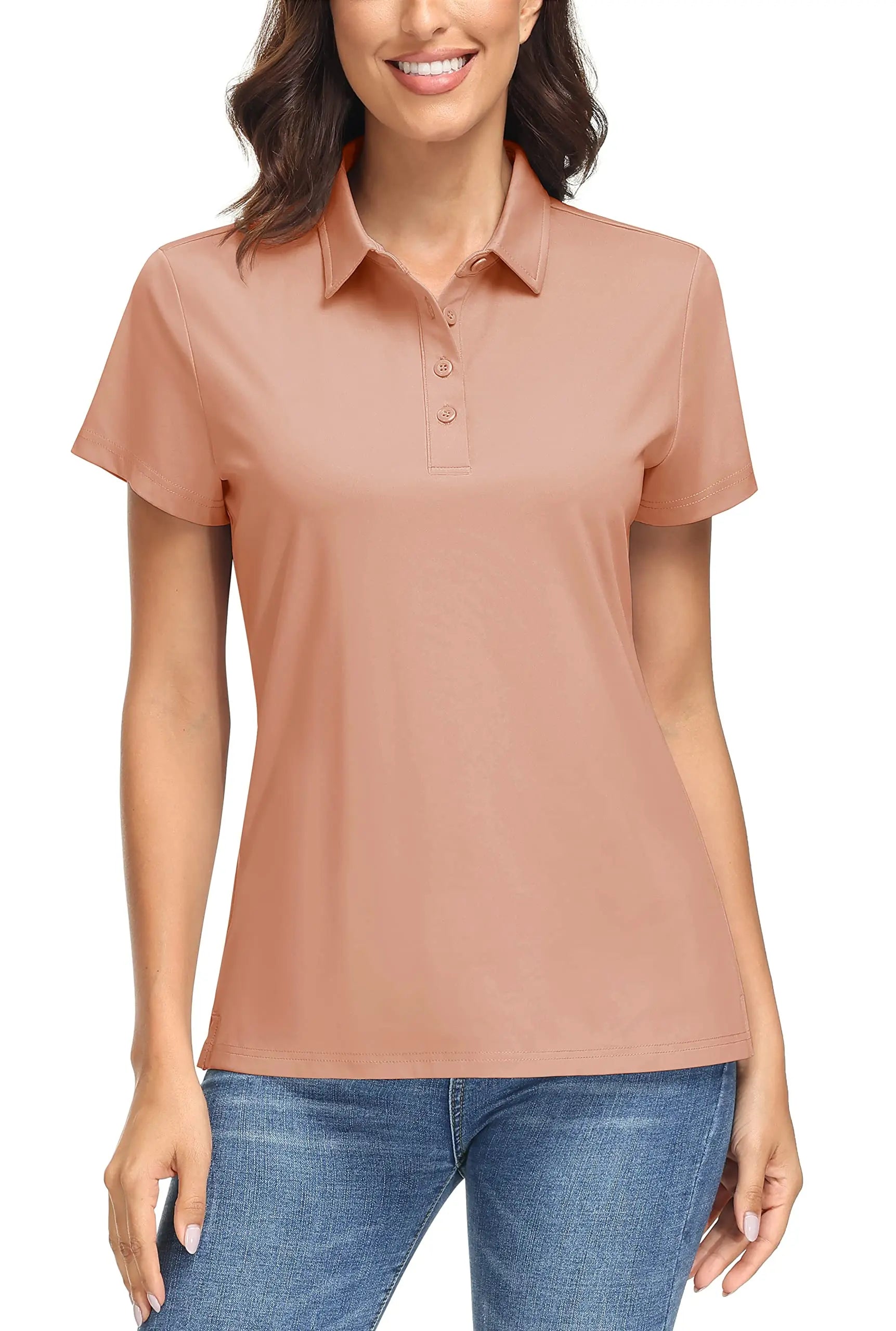 UPF 50+ Short-Sleeve Golf Polo