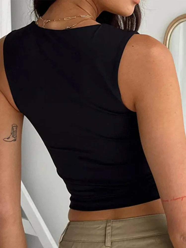 Essential Sleeveless Crop Tank