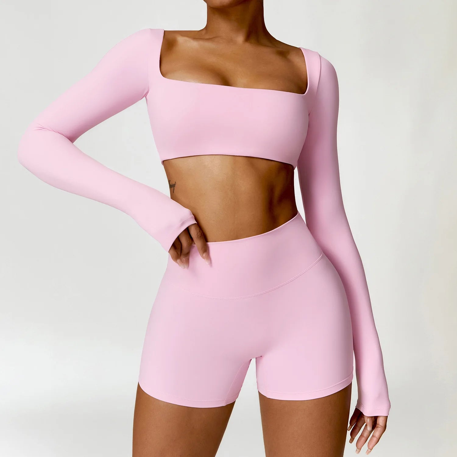 Aurelia Sun Long Sleeve Summer Training Set – Pink – Set 1 – image 8