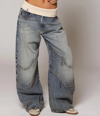 Y2K Baggy Wide-Leg Jeans