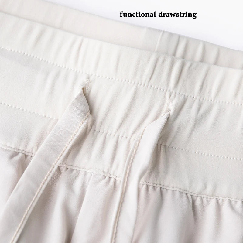 VITALINOVO UPF 50+ Wide Leg Travel Hiking Pants for Women Lightweight Quick-Dry Business Casual Pants for Work Lounge Beach Pant