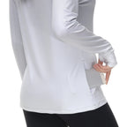 Bassdash FS23W Women's UPF 50+ Fishing Hoodie Shirt With Face Mask Thumb Holes