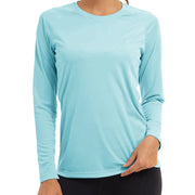 KEFITEVD Quick Dry Women's UPF 50+ Long Sleeve T-Shirts Skin Sun/UV Protection Breathable Lightweight Swim Outdoor Hiking Shirts