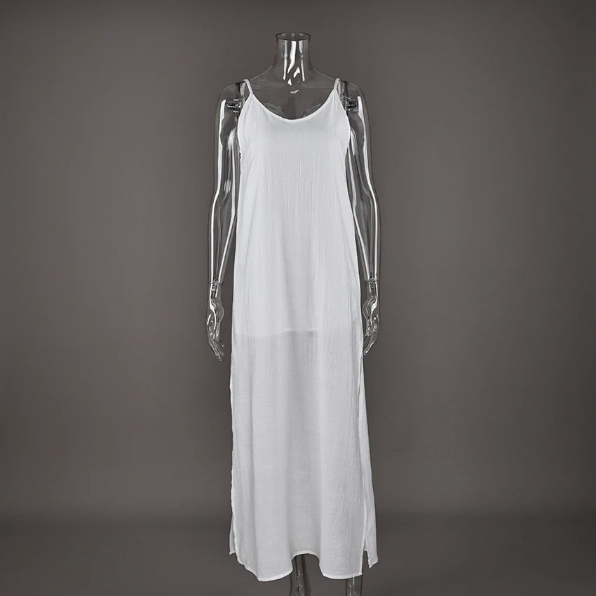 Breeze V-Neck Relaxed Maxi Dress