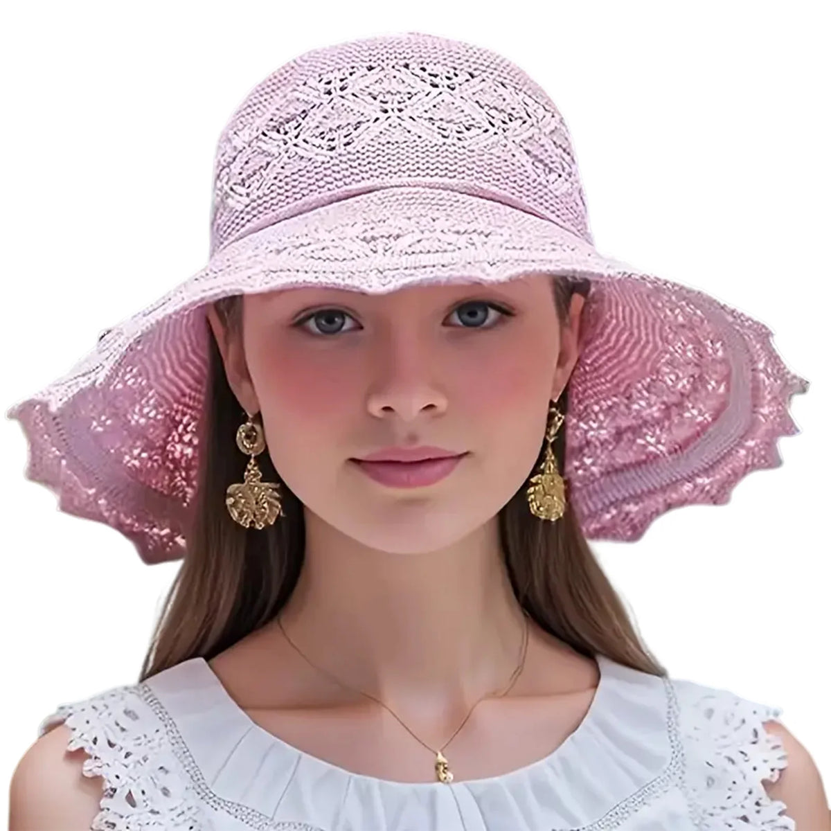 Coastal Foldable Wide-Brim Visor