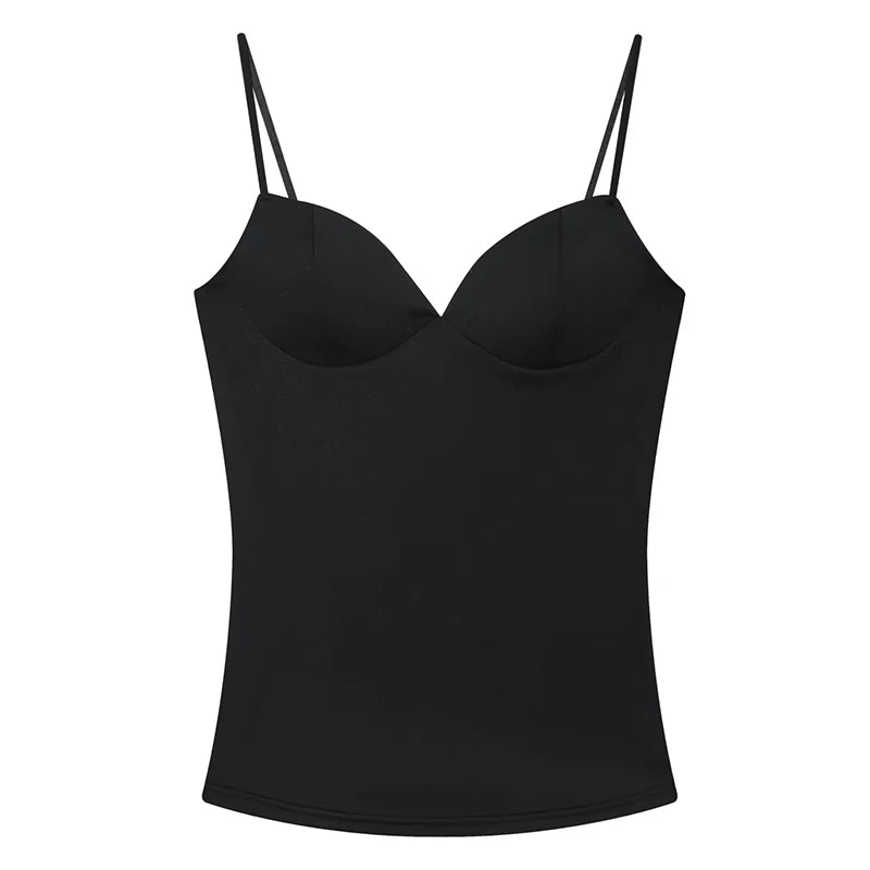 Strappy Corset Crop Camisole