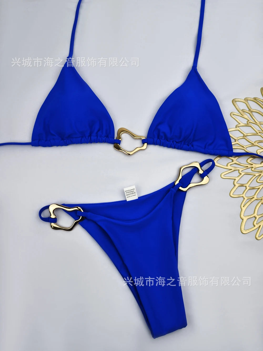 Aurelia Sun Triangle Tie-Side Bikini – Style F – image 21