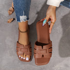 Lightweight Open-Toe Flat Sandals