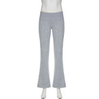 Low-Rise Bootcut Trousers