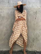 Tie-Dye Kimono Beach Cover-Up