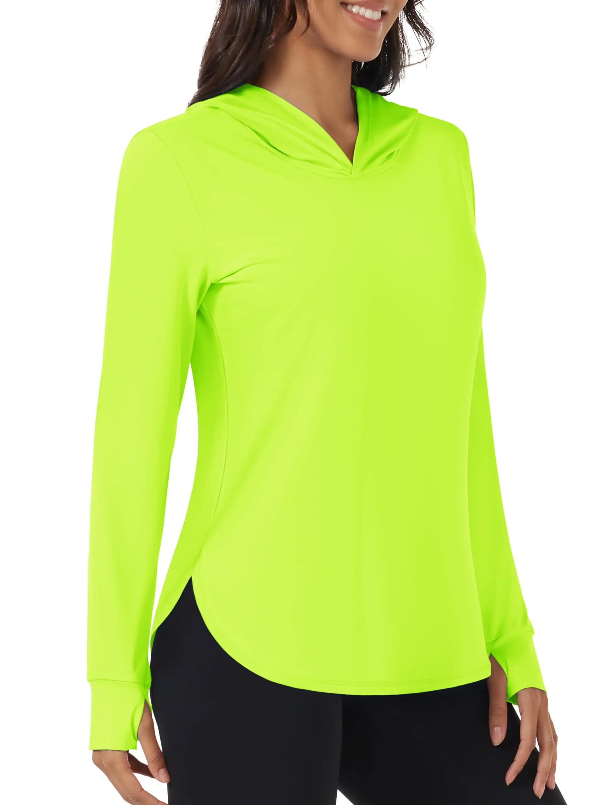 TACVASEN UPF80+ Summer UV Protection Hoodie Womens Outdoor Hiking SunBlock Pullover Tops Quick Dry Breathable Lightweight Shirts