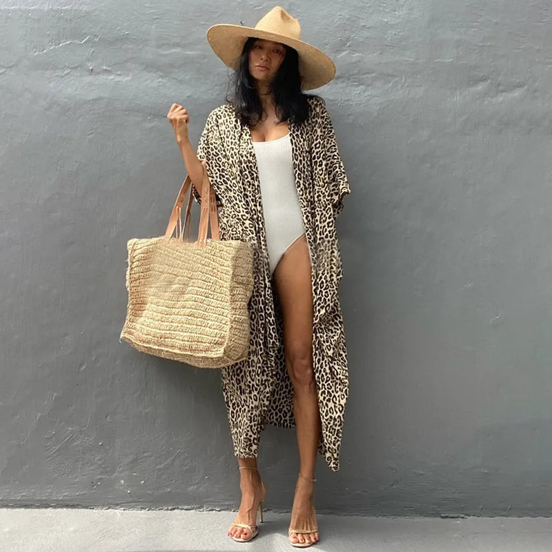 Tie-Dye Kimono Beach Cover-Up