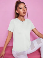 Mesh Short-Sleeve Relaxed Training T-Shirt